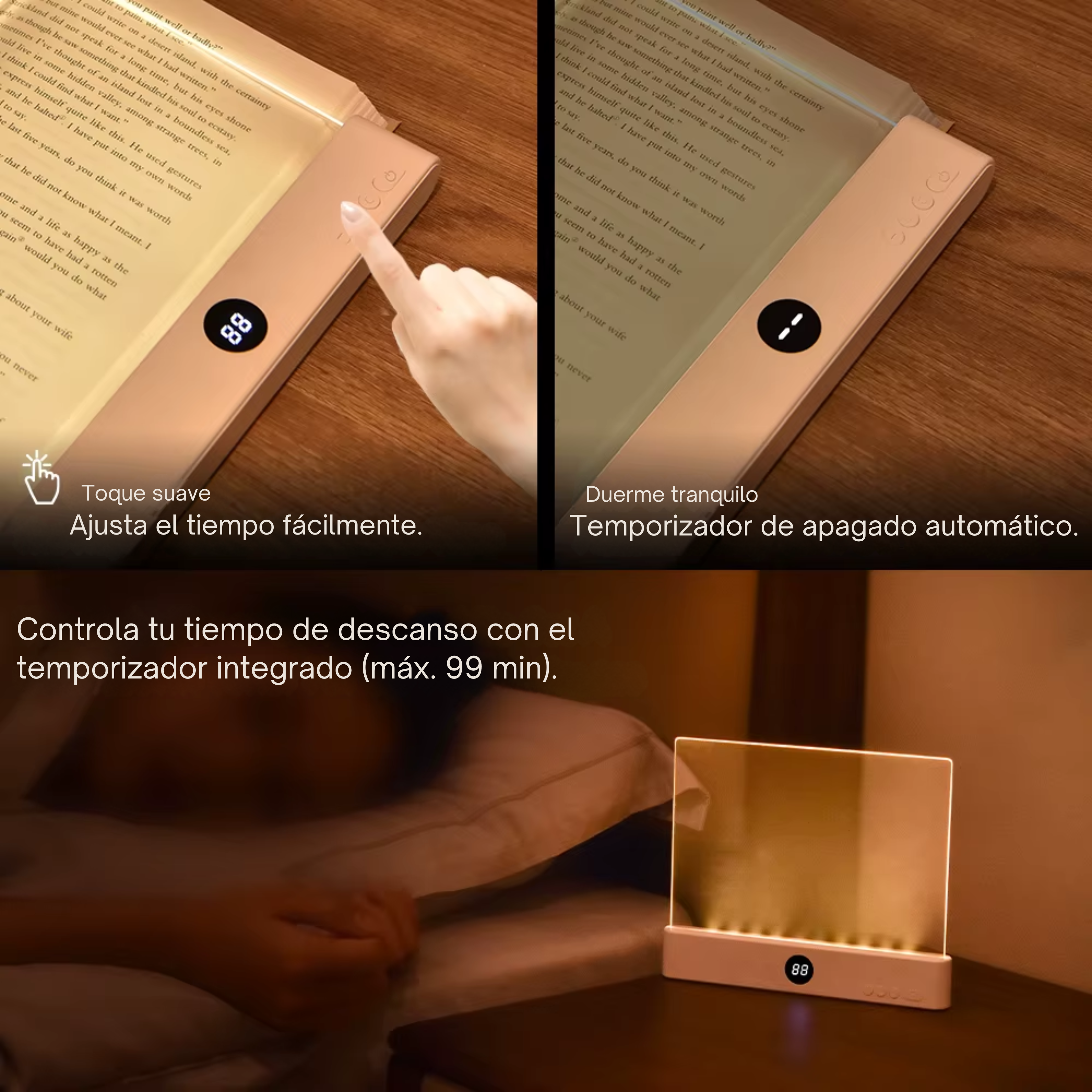 Panel con Luz para la Lectura